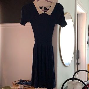 Drop waist sweater dress